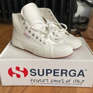 NWT Superga Canvas High-Top 2795 Sneakers Women's